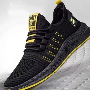 Zapatos Deportivos para Hombre, Transpirables, con Malla de Color en Contraste, Ligeros y Cómodos, con Cordones - Product Image 1