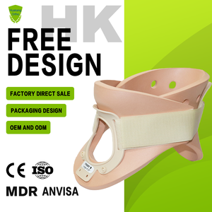 Supporto per <span class=keywords><strong>collo</strong></span> <span class=keywords><strong>morbido</strong></span> e resistente per il <span class=keywords><strong>collo</strong></span> regolabile per la terapia fisica del <span class=keywords><strong>collare</strong></span> cervicale - Product Image 1