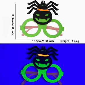 Nouvelles lunettes d'Halloween personnalisées en gros <span class=keywords><strong>pour</strong></span> enfants, décoration de fête d'Halloween, monture amusante chauve-souris et araignée - Product Image 1