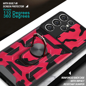 <span class=keywords><strong>Funda</strong></span> para Teléfono <span class=keywords><strong>Samsung</strong></span> S24/25/26 <span class=keywords><strong>Ultra</strong></span> Flip Window, Diseño Lacquer Armor, con Protección para la Cámara - Product Image 1