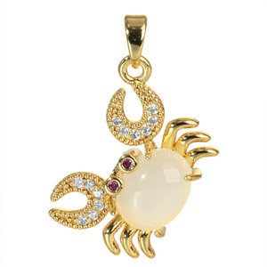 Vente chaude été océan série <span class=keywords><strong>crabe</strong></span> breloques bijoux accessoires femmes bricolage mode colliers pendentif - Product Image 5