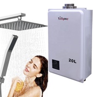 Chauffe-eau intelligent à induction pour douche intérieure, design attrayant et haute efficacité