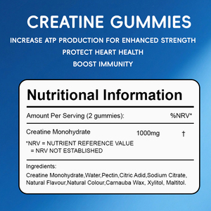 OEM Pure Natural <span class=keywords><strong>Sport</strong></span> 5000mg Monohidrato de Minerales 400m <span class=keywords><strong>Gel</strong></span> de Creatina Gomitas de Creatina - Product Image 2
