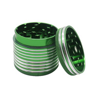 Broyeur à herbes et tabac fantaisie, style classique, manuel, 40 mm, design fileté, couleurs assorties, en aluminium, nouveau modèle