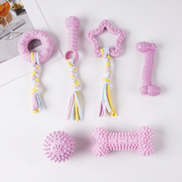 Bâton à mâcher indestructible et durable en TPR résistant aux morsures pour chiots de taille moyenne/grande - Jouet interactif pour animaux de compagnie pour le nettoyage des dents