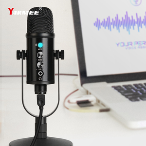 Microphone USB à condensateur omnidirectionnel professionnel, construction métallique, pour téléphone portable, ordinateur portable, <span class=keywords><strong>studio</strong></span> d'enregistrement, chant, réunions - Product Image 6