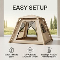 Tente pyramide gonflable Quicksand Gold