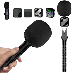 Adaptador de Mano H1 para Micrófono Inalámbrico de Solapa, Empuñadura para Entrevistas de Reporteros de TV y Noticias, para Micrófonos DJI <span class=keywords><strong>Rode</strong></span> - Product Image 6