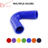 Tuyau en silicone sur mesure renforcé multicouche haute pression haute performance pour moteur de camion et automobile, directement de l'usine