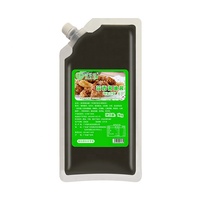 Inmersión de grado restaurante de pollo frito de soja con ajo coreano de alta calidad empaquetada en bolsa
