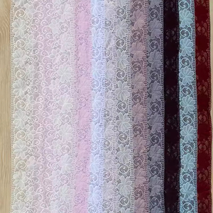 Zeal Áo ngực phụ kiện nhà sản xuất ren căng đàn hồi căng trắng hoa ren <span class=keywords><strong>TRIM</strong></span> - Product Image 6