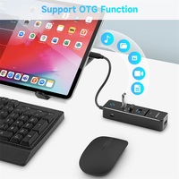 Hub USB RSHTECH adaptateur multiport 5Gbps lecteur de carte SD/TF 4K @ 60Hz PD100W Type c concentrateur dock multiport concentrateur Usb pour PC Macbook