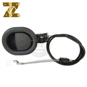 범용 플라스틱 리클라이너 손잡이 (메탈 케이블 및 타원형 릴리스 스위치 포함) - 소파/의자 메커니즘 교체 및 극장 좌석용 - Product Image 2