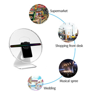 Bán buôn 30cm quảng cáo hiển thị ba chiều thiết bị Hologram Fan 3D Holographic hiển thị LED fan <span class=keywords><strong>Desktop</strong></span> Hologram - Product Image 4