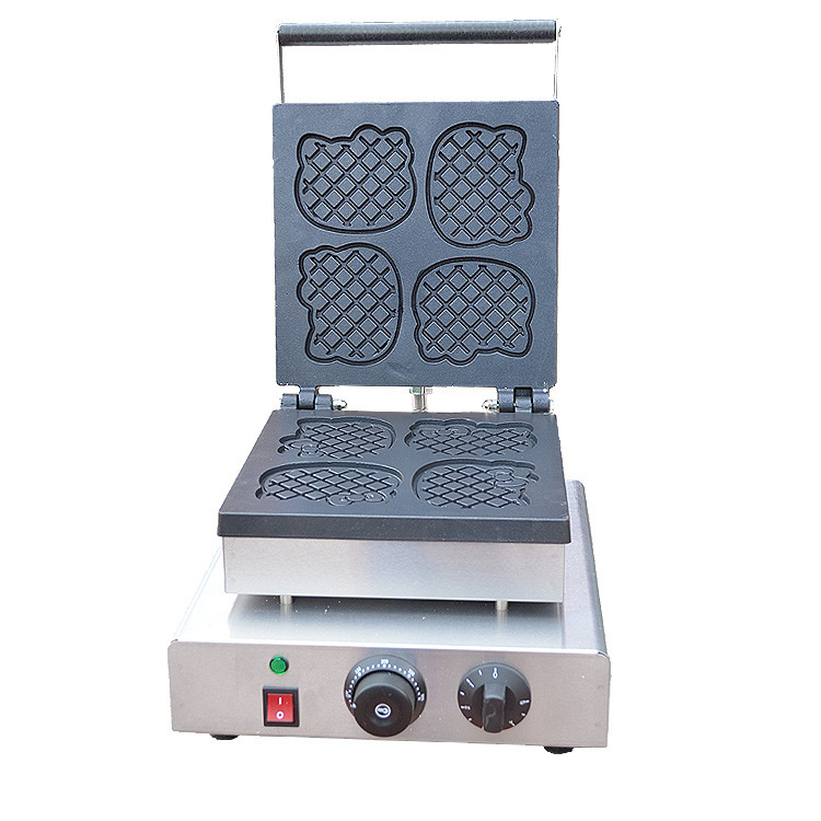 Electric Hello Kitty Animal Shaped Waffle Maker Heart Shape