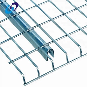 Platelage en treillis galvanisé durable et facile à manipuler pour entrepôt Étagère pliable à 5 couches sur poutres structurelles - Product Image 4