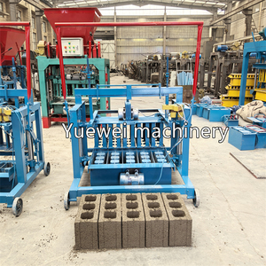 Semi-Auto PLC Controlled Cement <strong>Brick</strong> &amp; Paving Block Making <strong>Machine</strong> with Gearbox Engine &amp; Pump-Low <strong>Price</strong> Customizable Sizes - Product Image 4