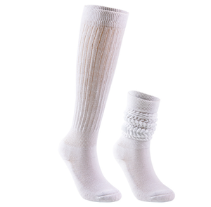Großhandel Damen Slouch Socken Langer Oberschenkel Hoch komprimierte Crew Gestrickte Atmungsaktive Knöchel Knies trümpfe für den Herbst - Product Image 2
