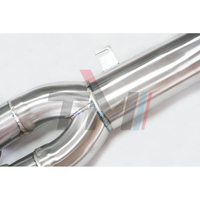 Tuyau d'échappement intermédiaire en acier inoxydable TM Performance pour BMW X3M F97 F98 X4M Competition 2020-2024 - Amélioration des performances