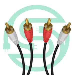 定制直销2rca至2rca日本同性恋性爱视频音频输出电缆