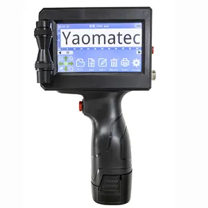 Yaomatec S1730 Handheld Inkjet QR Code,date Printer on Wood, Metal, Plastic, Carton by Digital Printing Batch Coding Machine