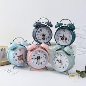 Çocuklar için Mini Vintage klasik Analog çalar saat ev dekoratif masa alarmı çalar saat - Product Image 1