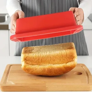 Molde Rectangular para Tostadas, Molde para Pan, Molde para Pasteles, Molde Antiadherente de Silicona de Grado Alimenticio, Utensilios de Cocina para Hornear - Product Image 3
