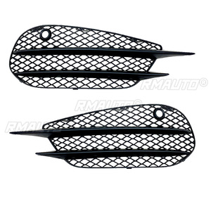 Pour Mercedes Benz Classe C W205 C200 C260 AMG 2015-2018 Kit carrosserie Cache de cadre de phare antibrouillard Accessoires auto - Product Image 6