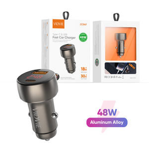 <span class=keywords><strong>Cargador</strong></span> de Coche <span class=keywords><strong>VIDVIE</strong></span> QC3.0 48W USB <span class=keywords><strong>Tipo</strong></span> <span class=keywords><strong>C</strong></span> de Carga Rápida para Teléfono Móvil, Compatible con iPhone 15 y Samsung Galaxy, con Pantalla Digital - Product Image 1