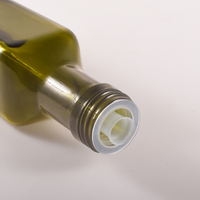 Offre Spéciale bas quantité minimale de commande 31.5mm * 24mm huile d'olive vinaigre bouteille en verre bouchon en aluminium avec insert verseur en plastique
