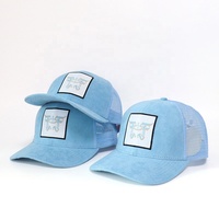 Casquette Trucker Richardson Style 6 Panneaux Personnalisée OEM de Haute Qualité avec Logo Brodé et Filet, Fermeture Snapback, Modèle 112