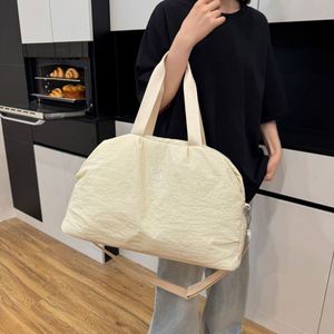 Simple Plain Color Travel Bags Lightweight Luggage Bags Custom Logo Outdoor Fitness <b>Storage</b> Bag - Product Image 4