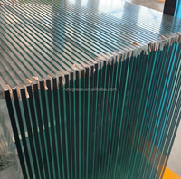 Feuille de verre trempé teinté gris, vert, bleu de 3 mm, 4 mm, 5 mm, 6 mm pour la construction et les dessus de table