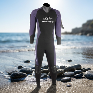 Traje de Neopreno Aropec Elegante de 6mm con Logotipo Personalizado Impreso para Hombres Adultos, Fusión sin Costuras, Semi-Seco, Transpirable, Impermeable, Anti-UV - Product Image 2