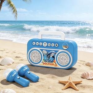 DEFA Set di Strumenti Musicali Educativi Unisex in ABS per Bambini in Età Prescolare, 15 <span class=keywords><strong>Scale</strong></span>, Macchina Elettronica per Cantare, Microfono Giocattolo - Product Image 5