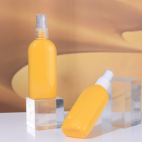 Botol Semprot Plastik Mini Portabel Isi Ulang 100ml Kosong dengan Tutup Semprotan Halus untuk Toner, Rambut, dan Tubuh