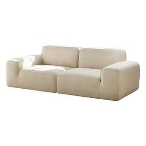 Sofá de Tres Plazas Style Cloud con Respaldo Ajustable, Relleno de Esponja, Sofá Moderno para Sala de Estar, Ideal para Apartamentos - Product Image 3