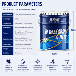 Pintura de Renovación para Techos Metálicos, Revestimiento Antioxidante, Impermeable y Ecológico para Tejas de Acero de Color - Product Image 3