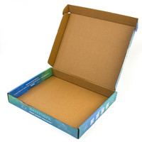 Boîte d'expédition en papier kraft biodégradable, boîte postale de couleur personnalisée, petit carton d'expédition