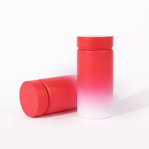 Botella PET Roja Degradada de 100 ml con Tapa de Rosca para Productos de Salud, Cápsulas de Vitaminas, Dulces, Tabletas Nutricionales, Píldoras Farmacéuticas - Product Image 5