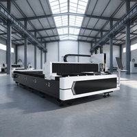 Machine de découpe laser à fibre pour acier inoxydable 1500x3000mm, CNC automatique avec IA, contrôle Cypcut, découpeuse laser métallique haute vitesse