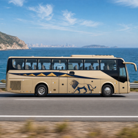 Autobus urbain diesel TENGLONG de 12 mètres pour flotte de transport public et itinéraires de navetteurs