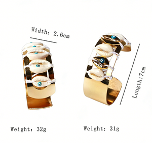 Ocean Style Bohemian Creative Woven Wrap <b>Bracelet</b> Gold Plated Zinc Alloy Unisex Trendy Niche Design - Product Image 5