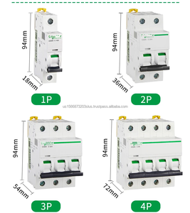Mini Interruptor Automático Eléctrico IC65N 1P Tipo C 1A-63A 3.6V 3kA MCB - Product Image 2