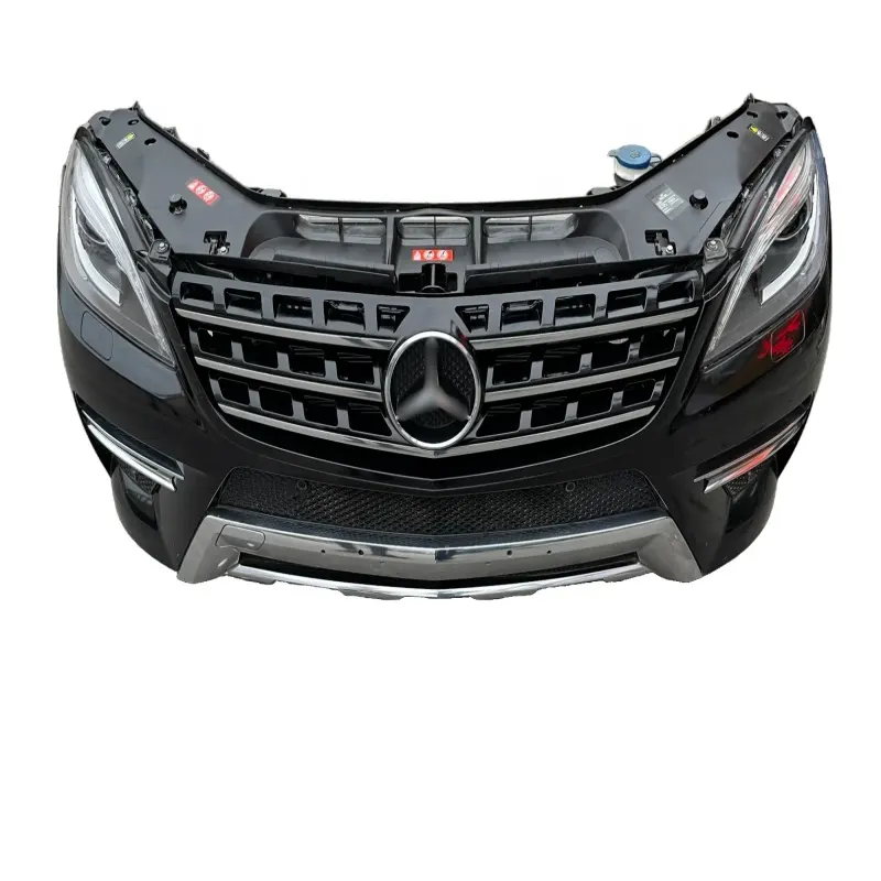 Высококачественная новая система GLE W166, передний бампер в сборе, объемный светильник, радиатор, каркас, передний наконечник для Mercedes-Benz