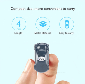 Grabadora de Voz Tipo Coche, 8GB, 192KBPS, WAV, Mini, 19H de Grabación Continua, Mini Grabadora de Voz USB, Grabadora de Voz Digital de Metal - Product Image 5