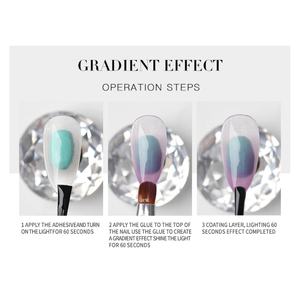 JTING Gel de Mezcla de Colores Puros con Degradado Brillante y Efecto de Sombreado Transparente, Mezcla de Lentejuelas Variadas - Product Image 6