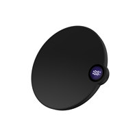 Nouveau chargeur sans fil de bureau à affichage numérique LED, prend en charge une sortie de courant de 5V/2A, adapté aux téléphones iPhone/Sam/HW, etc.