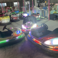 2025 nouvelle joie Fun Park décrochage affaires pour enfants en plein air Double électrique jouet voiture équipement d'amusement motos pare-chocs voiture