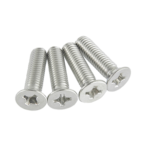 Toptan paslanmaz çelik 304 havşa vidalar düz kuyruk kendinden dokunarak makine vidaları DIN GB standart sınıf 4.8-12.9 cıvata - Product Image 4